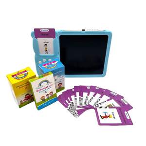 Juguetes para niños pequeños, tarjetas Flash parlantes, juguetes sensoriales de Autismo para niños autistas, aprendizaje educativo Montessori, alemán, francés, árabe - Product Image 1