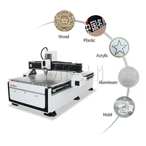 MISHI profesyonel 3d cnc router ağaç işleme makinesi cnc 1325 router mdf akrilik yumuşak metal 1325 atc cnc router makine