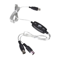 Nouveau câble d'interface MIDI USB 2M, convertisseur PC vers clavier musical, adaptateur de cordon, livraison gratuite, vente en gros