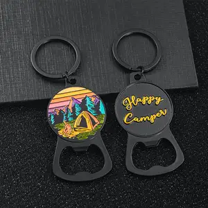 Metal Keychain Manufacturers Cute Engraveable Logo Metal Custom Keyholder Key Ring Beer Key Chain Bottle Opener Keychain / Key Holder Keyring Bottle Opener