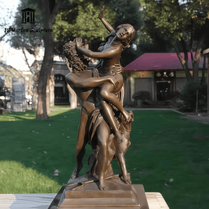 Sculpture en bronze <span class=keywords><strong>européenne</strong></span>, statue de la <span class=keywords><strong>mythologie</strong></span> grecque antique - La lutte de Persephone pour la décoration de jardin extérieur - Product Image 3