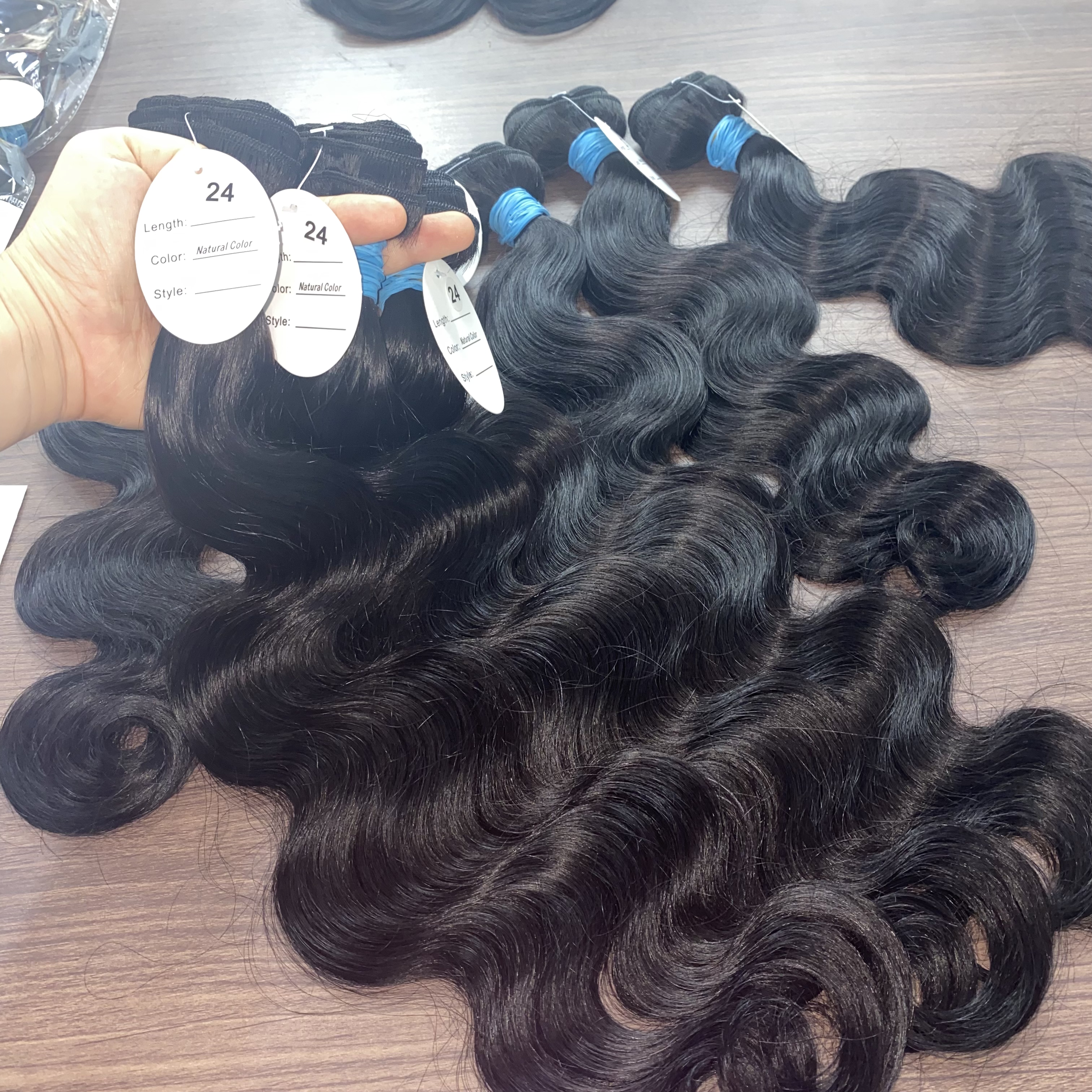 Sample link top grade blue band brazilian human hair 12'' bob straight hd lace front human hair wig extension bundles