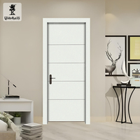 Portes d'intérieur en peau de WPC insonorisées blanches modernes de haute qualité pour la maison