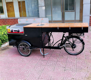 Chariot de vente ambulante à trois roues pour teppanyaki à conduite inversée 2025, chariot de vente mobile, chariot de nourriture de rue, fabricant <span class=keywords><strong>professionnel</strong></span> - Product Image 2