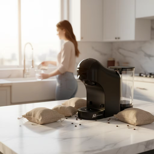 Cafetera 3 en 1 Abbolife 2026, Nueva, con Bomba de 20 Bares, Compatible con <span class=keywords><strong>Cápsulas</strong></span> Nespresso, <span class=keywords><strong>Dolce</strong></span> <span class=keywords><strong>Gusto</strong></span> y Café en Polvo, con Tanque de Agua - Product Image 6