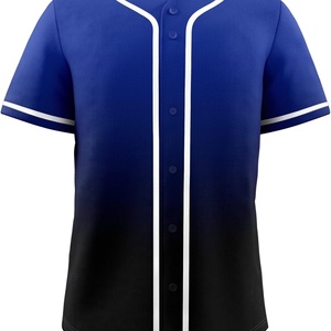Baseball Jersey,Blank Baseball Jerseys for Men Shirts Short Sleeve Hip Hop Sports Casual Button <b>Down</b> Uniforms - Product Image 1
