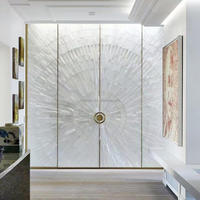 Nacre Sélénite Cristal Blanc Gris Stylo Shell Noir Stylo Shell Mosaïque Panneau Incrustation Abalone Mosaïque Marqueterie Panneau Mural