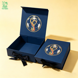 Caja Magnética Plegable con Logotipo Personalizado, Caja <span class=keywords><strong>de</strong></span> Regalo <span class=keywords><strong>de</strong></span> Marca, Caja <span class=keywords><strong>de</strong></span> Empaque <span class=keywords><strong>de</strong></span> Alta Calidad para Accesorios <span class=keywords><strong>de</strong></span> Aficionados a la Copa Mundial - Product Image 2