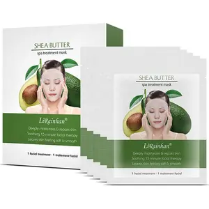Masque en tissu apaisant et hydratant <span class=keywords><strong>au</strong></span> 100% Aloe Vera naturel, doux et personnalisé, pour le <span class=keywords><strong>soin</strong></span> <span class=keywords><strong>de</strong></span> la peau coréenne, masques faciaux aux fruits pour la beauté - Product Image 1