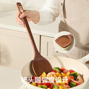 Kitchenware Wooden Spoon Set 4 Pieces Spatula Ladle For Cooking Home Use - Product Image 3