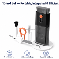 Kit de nettoyage électronique Viros 7 en 1, outil multifonction, extracteur de touches, grattoir de précision, brosse pour clavier, écouteurs, téléphone
