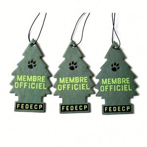 Promotional Custom logo Paper Card <b>Car</b> Perfume Hanging <b>Car</b> air Freshener Perfume <b>Trees</b> Absorbent Essential Oil Paper Packaging - Product Image 2