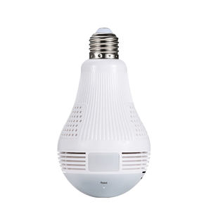 مصباح LED ذكي مع كاميرا واي فاي بزاوية رؤية 360 درجة ودقة 960 بكسل للمنازل الذكية - Product Image 1