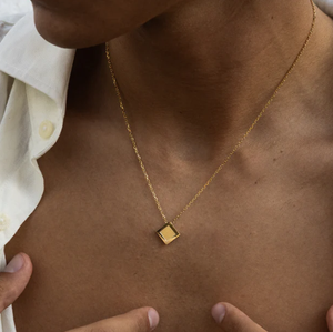 Inspire Jewelry Diseño de popularidad Collar Balear de acero inoxidable Collar de cadena romboidal Joyería de Venta caliente para mujer - Product Image 6