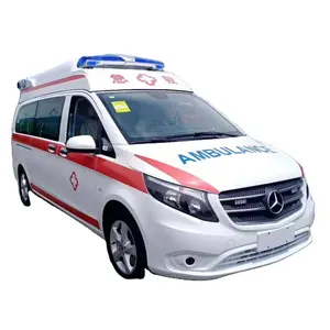 Ambulans Cina 2024 merek baru Harga bagus Tiongkok 3 sampai 8 orang ambulans ICU mobil Rhd