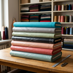 Tissu Stock Lot: Lin/Coton Tissé Solide 53 "/54" - Product Image 3
