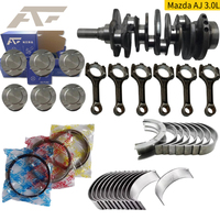 AKF Car Engine AJ Auto Engine Systems Crankshaft Connecting Rod Piston & Rings Bearings Set for Mazda Ford Escape MVP V6 3.0L