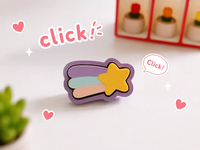 Porte-clés papillon imprimé en 3D avec interrupteur de clavier, anti-stress, pendentif sensoriel pour le bureau, cadeau de décompression