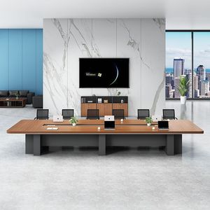 Nội thất văn phòng 20 người điều hành hội nghị bàn ghế bàn văn phòng bàn văn phòng thương mại đồ nội thất phòng họp bàn - Product Image 4