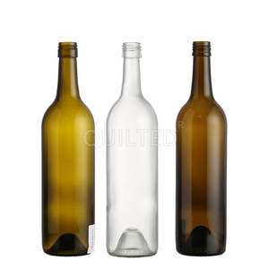 <span class=keywords><strong>Bottiglie</strong></span> di vino bordeaux vuote di vetro 750ml con tappi di sutura all'<span class=keywords><strong>ingrosso</strong></span> della fabbrica - Product Image 5