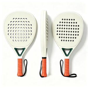 Raqueta de Pádel con Logotipo Personalizado, Raqueta de Pádel de Carbono Completo, Impresión de Logotipo de Marca Personalizada para Entrenamiento Profesional de Pádel - Product Image 3