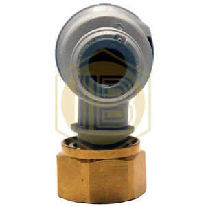 Valvola di intercettazione a gomito 3/8 1/2 in ottone con filettatura BSP - Product Image 6