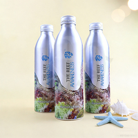 Bouteille d'eau en aluminium de qualité alimentaire personnalisée de 250 ml, 500 ml, 750 ml, 1000 ml, bouteille de boisson, bouteille de café, de bière, de soda avec bouchon à vis antivol