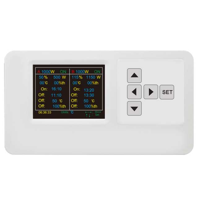 0-10v Led Grow Light System Manual Group Control Dimmer Smart WiFi APP Remote Master Controller for Plant Light