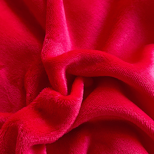 <span class=keywords><strong>Set</strong></span> Copripiumino in Velluto Invernale King <span class=keywords><strong>Size</strong></span> Rosso Borgogna con Design Tessuto per Letti Matrimoniali - Product Image 5