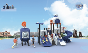 Tobogán Modular de Plástico Resistente para Patio de Recreo con Componentes Metálicos de LLDPE y PE para Escuelas, Parques y Instalaciones Municipales - Product Image 3