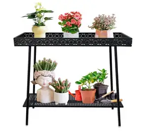 YQ JENMW Flower pot rack, household bedroom storage rack, living room plant rack