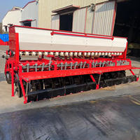 Promotion : Semoir agricole pour tracteur, type double disque, pour blé, riz et luzerne, 24 rangs, haute productivité