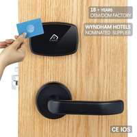 Alta calidad 304 acero inoxidable sin llave electrónico RFID CE FCC certificado SISTEMA DE Hotel cerradura de puerta cerradura de tarjeta cerradura de Hotel inteligente