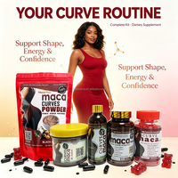 Kit de Crème et Poudre à Base de Plantes Maca Plus Marque Privée pour l'Augmentation des Fesses – Produit Complet et Abordable pour l'Augmentation des Fesses
