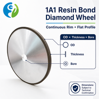 Meule diamantée à liant résineux SDC 120 180 Grit pour outils en carbure de tungstène, affûtage universel, ébavurage, sur mesure