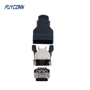 כבל הלחמה mdr זכר 14pin scsi hpcn מחבר w/כיסוי אבק פלסטיק, 1.27 מ "מ סקסי <span class=keywords><strong>14</strong></span> פין מחבר הלחמה זכר - Product Image 5