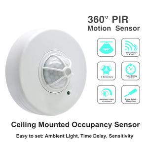 360 độ hồng ngoại Motion Detector Auto PIR cảm biến cho con người di chuyển phát hiện điều khiển công tắc đèn cho trong nhà sử dụng ngoài trời - Product Image 3