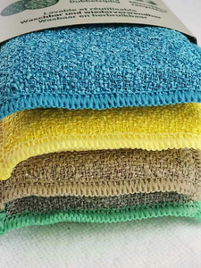 Éponge de nettoyage de cuisine carrée en polyester, écologique et de haute qualité, anti-rayures et résistante aux taches, tampon <span class=keywords><strong>à</strong></span> récurer la <span class=keywords><strong>vaisselle</strong></span> - Product Image 5