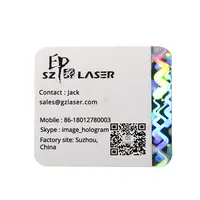 Roll Form Fixed Hologram Hot Stamped Paper Label