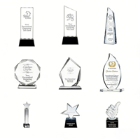 Cadeaux promotionnels personnalisés souvenirs Sports Football Football verre acrylique trophi award trophy crystal awards cup crystal crafts