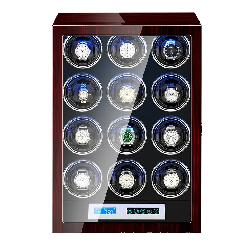 Available In Stock Watch Storage Motor Box Touch Screen Watch Winder Safe Box Watch Luxury Box