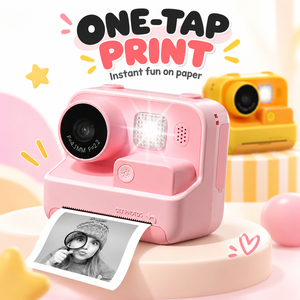 Cámara de Fotos Directa de Fábrica con Impresión sin Tinta, Papel Térmico Libre de BPA, Pantalla a Color, Portátil, Regalo para Niños, Cámara de Impresión Térmica - Product Image 1