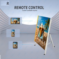 Letrero LED P4 IP45 IP65, Cartel Publicitario Digital Móvil, Pantalla Full HD para Interiores y Exteriores, Centros Comerciales, Eventos Empresariales