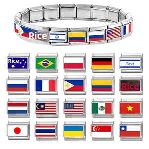 Pulsera cristiana modular DIY de acero inoxidable galvanizado, estilo italiano, multifuncional, superventas transfronteriza en países de la UE - Product Image 5