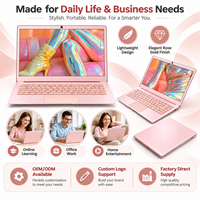 Laptop Komputer 14 Inch Intel Celeron J4115 RAM 8GB SSD 256GB FHD IPS Ordenador Portatil untuk Kantor Belajar Grosir Pabrik OEM