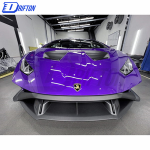 ลิ้นหน้าคาร์บอนไฟเบอร์แบบมองเห็นได้สำหรับ Lamborghini Huracan STO - Product Image 2