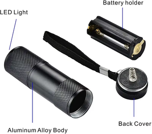 Biểu tượng tùy Chỉnh Cầm Tay Ánh sáng trắng Đèn pin xách tay Túi ánh sáng 9 <span class=keywords><strong>Led</strong></span> Mini Light <span class=keywords><strong>Torch</strong></span> - Product Image 4