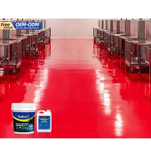 red oxide floor paint 3mm epoxy resin mortar flooring coatings paint for electronic chemical workshop