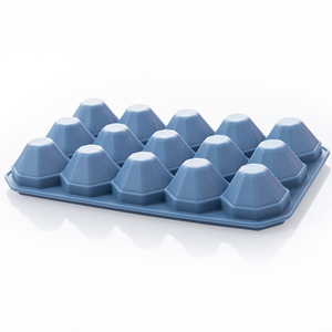 Dễ Dàng Phát Hành Rõ Ràng Kim Cương Hình Dạng Silicone <span class=keywords><strong>Ice</strong></span> <span class=keywords><strong>Cube</strong></span> Khay <span class=keywords><strong>15</strong></span> Ngăn Với Thân Thiện Với Môi Nắp Miễn Phí Mẫu <span class=keywords><strong>Ice</strong></span> Cream Maker Công Cụ - Product Image 3