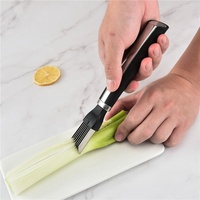 Multifunctionele Keuken Gadget Set Pp Tpr Handvat Bevat Maïsvormer Lente-Ui Mes Ijs Lepel Citroen Fruit Groentegereedschap